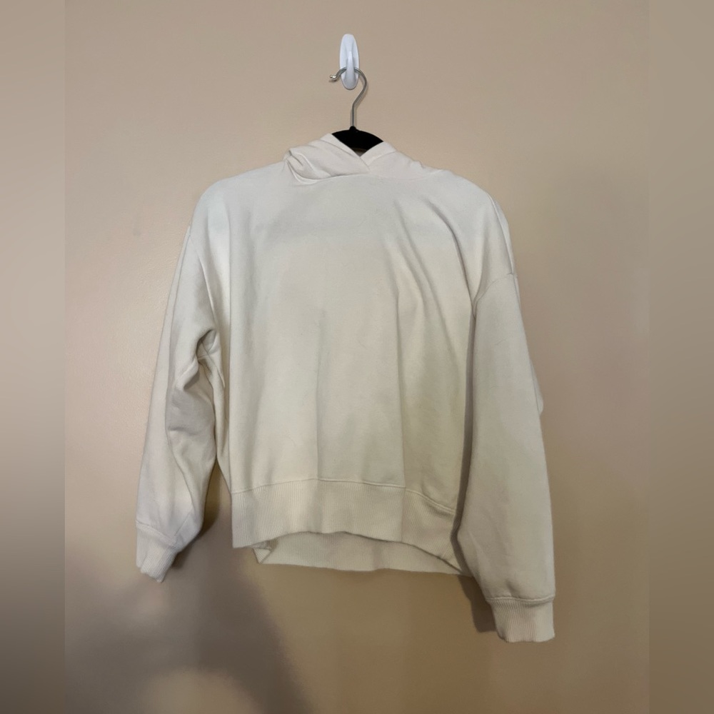 A New Day | Cropped Ivory Hoodie